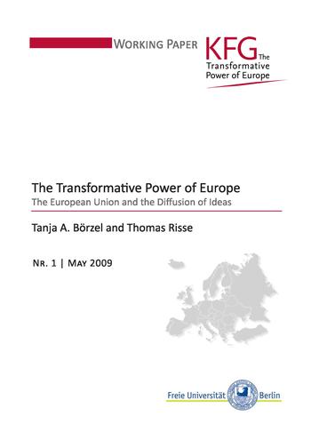 Cover: Working Paper KFG. The Transformative Power of Europe